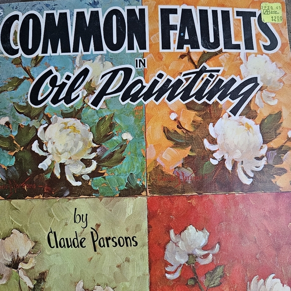 Common Faults in Oil Painting by Claude Parsons #125 Walter Foster How to VTG - Picture 8 of 16